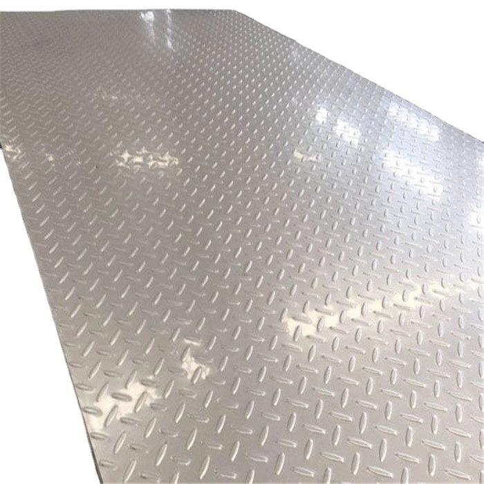 Wholesale 304 304L Diamond Pattern Stainless Steel Checkered Plate Embossed Stainless Steel Sheet Price Per Ton
