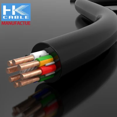 Pure Copper Core Sheathed Rvv Power Cable Engineering Multi