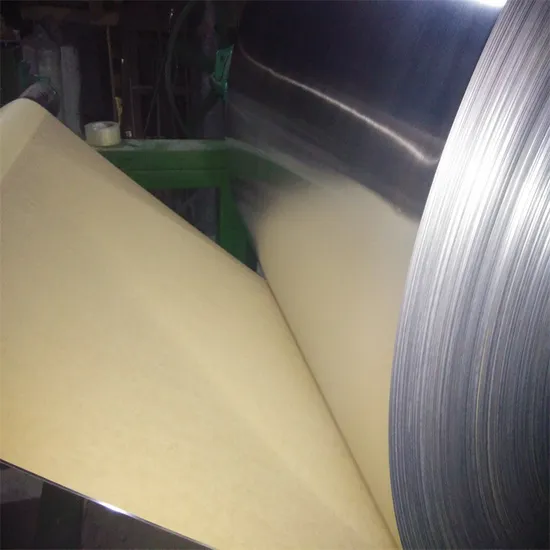 Surlyn/Kraft Paper Coated Orange Peel Stucco Embossed Aluminum Sheet for Jacketing /Thermal Insulation / Moisture Barrier